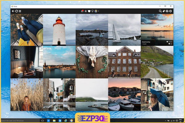 دانلود اینستاگرام برای لپ تاپ نسخه اصلی Grids for Instagram با لینک مستقیم