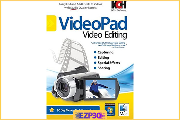 دانلود VideoPad Video Editor Pro نرم افزار ویرایش فایل ویدیویی