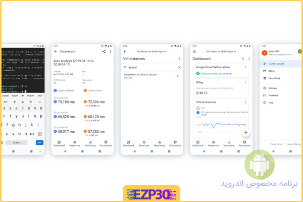 برنامه مدیریت سرویس گوگل